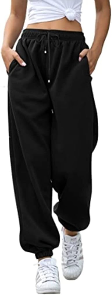 Amazon.com: Pantalones deportivos para mujer, pantalones de cintura alta,  pantalones de yoga holgados para entrenamiento de verano : Ropa, Zapatos y  Joyería