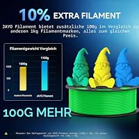 JAYO PETG Filament 1.75mm Schwarz+Weiß 2.2KG, Zäh & Vielseitig 3D Filament – Ansicht 5