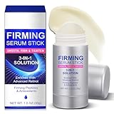 Retinol Firming Serum Stick for Women, 3 in 1 Advanced Retinol Serum Stick Tighten and Firm Face & Neck, Reduce Wrinkles and Fine Lines, Deep Moisturizing Skin