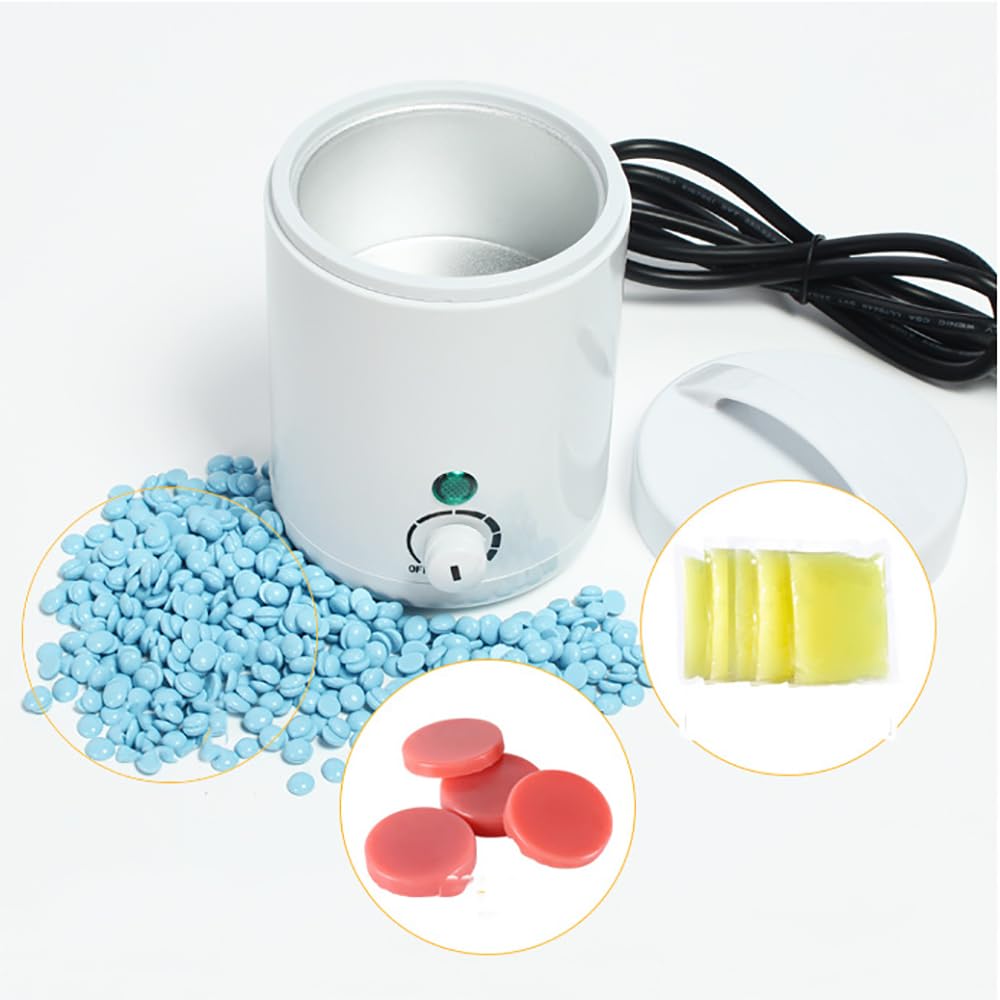TsoLay Calentador De Cera, Máquina Depilatoria Profesional De Cera Caliente De 40 W, Fabricante De Velas De Fusión Rápida De 200 Ml, Temperatura Ajustable De 194 °F, Bobina De Calentamiento De 360°
