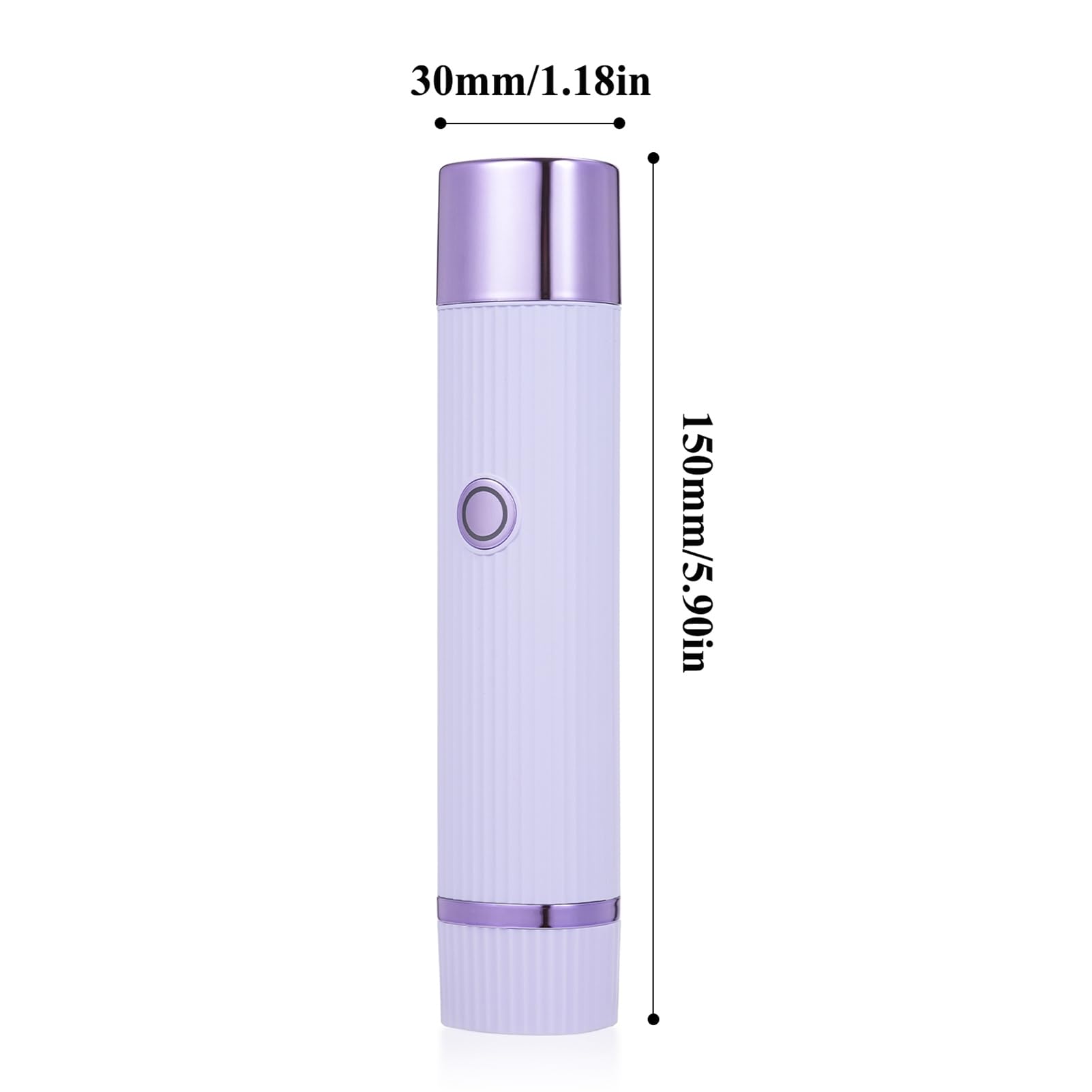 Generic Depilación para Mujeres, Afeitadora Eléctrica de Doble Cabezal con Diseño IPX7, Afeitado de 0,3 Mm para la Preparación del Cuerpo (PURPLE)