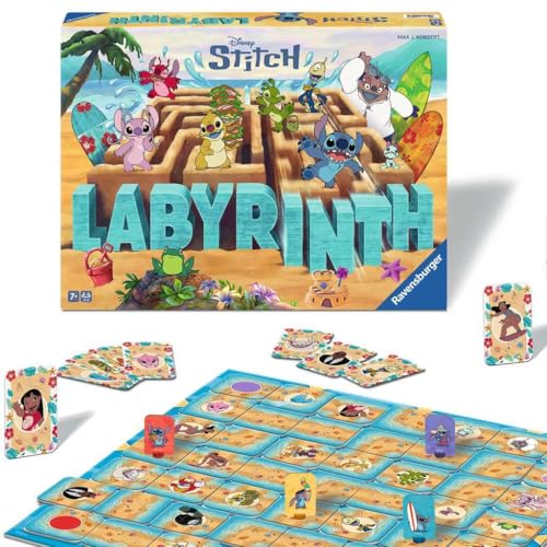 Ravensburger Brettspiel Stitch Labyrinth - Familienspiel ab 7 Jahre – Ansicht 4