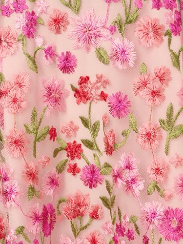 Image of Adrianna Papell Women's Floral Embroidery Midi Dress