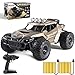 Produktbild KINSAM Ferngesteuertes Auto für Draußen,1/16 rc Auto ab 8 Jahren, 20+KM/H Monster Truck , Braunes Buggy Auto,Kinder Auto,Auto Spielzeug mit 2Akku, 40 Minuten Spielzeit, Spielgeschenk für Kinder