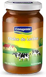 Conaprole Doce De Leite 440G Doce De Leite Uruguaio Tradicional Marrom Tradição Do Uruguai Desde 1935 Pote Reciclável De Vidro