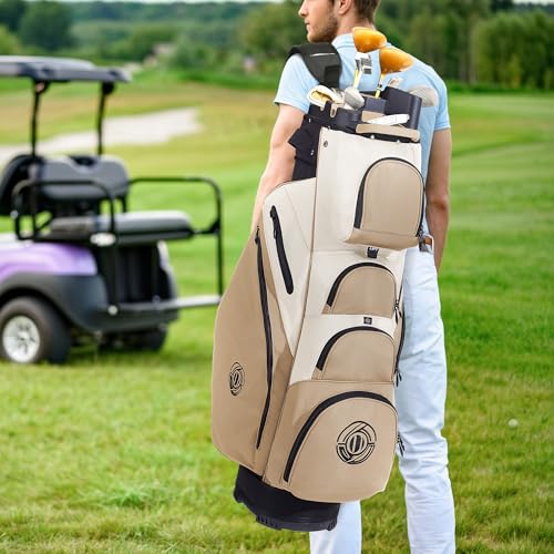Image of Shopsource 14 Way Golf Cart Bag with Molded Lock Top n Upgrade 900D Oxford
