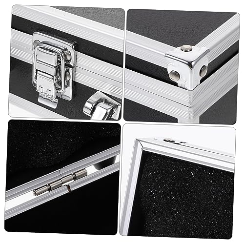 Mikinona Multi Functional Aluminium Tool Case Portable Hard Briefcase for Men Capacity Storage Box with Safety Clasp for Daily Use and Organizing Gadgets3