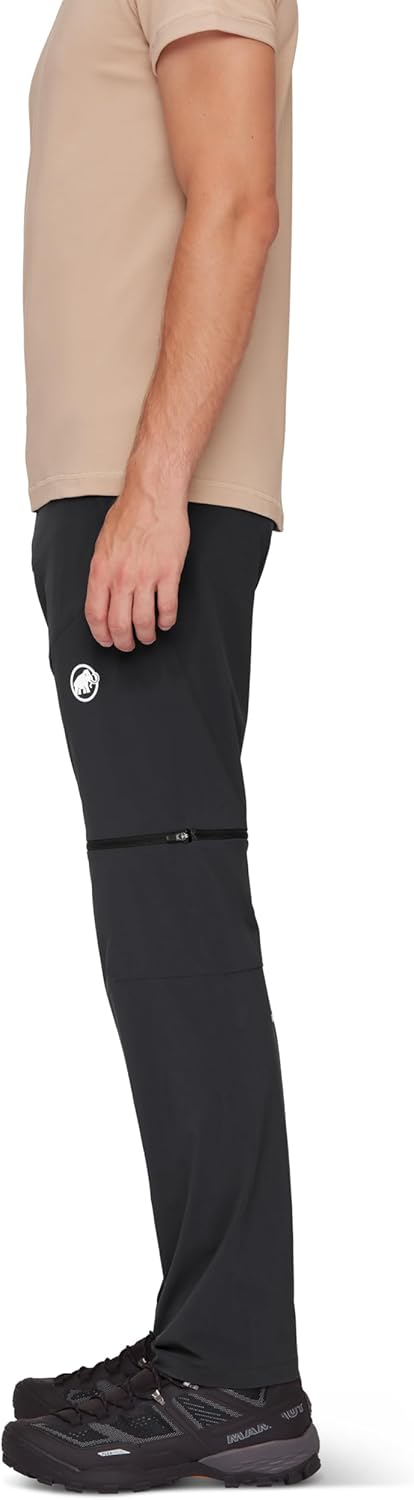Mammut Mens Outdoor Hiking Zip-Off Pants, Lightweight and Quick-Dry Recycled Stretch Fabric for Mountaineering and Terrain