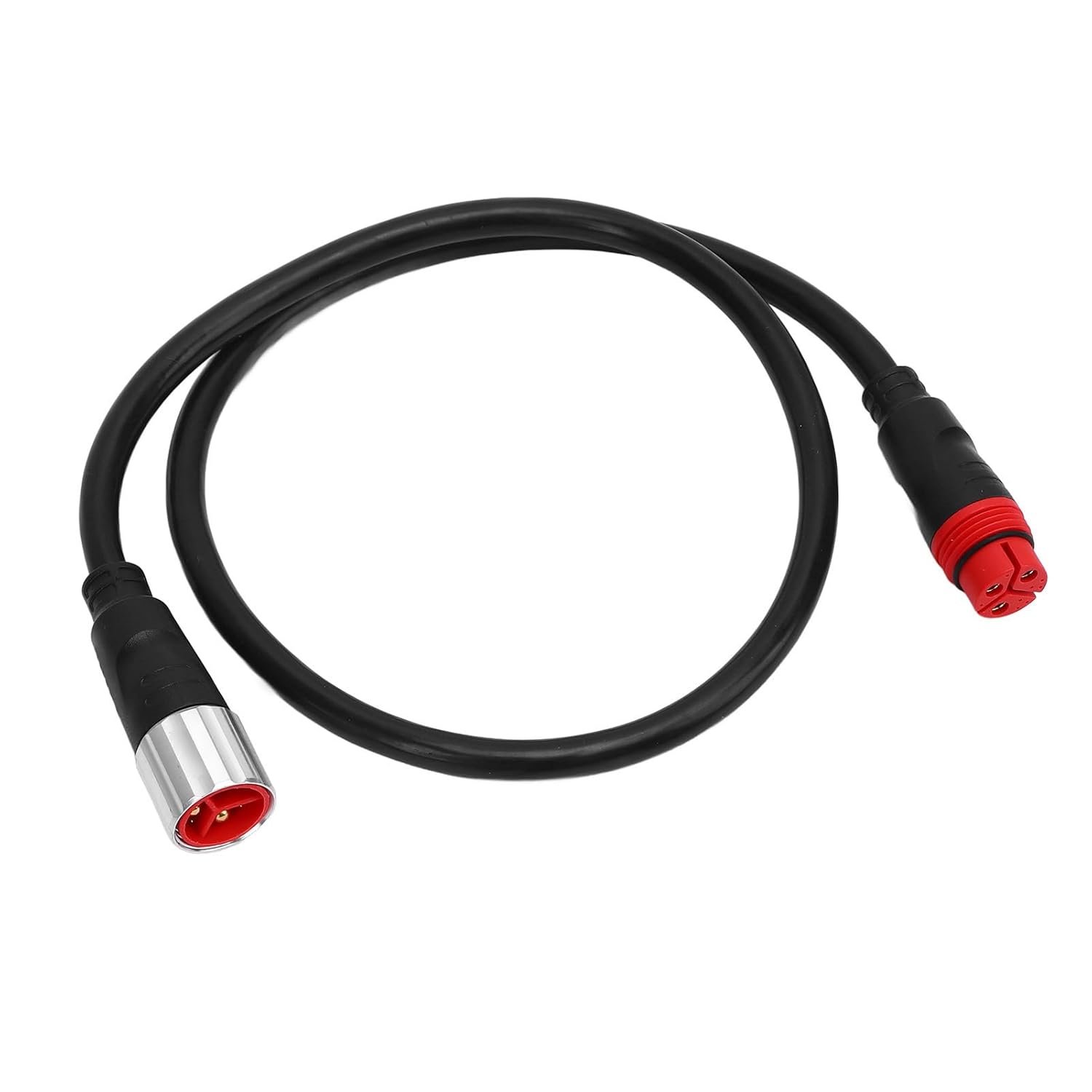 Motor Extension Cord Rain Proof 11 Pins Threaded Electric Bike Motor Extension Cable for G062 G060 G090 Hub Motors ABS Plastic Aluminum Alloy 70cm