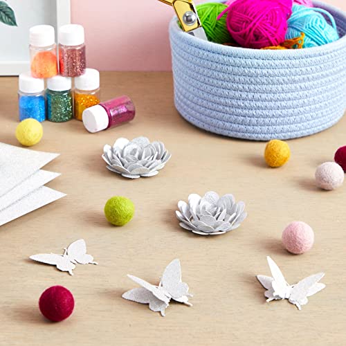 24 Sheets Silver Glitter Cardstock Paper For Scrapbooking, Arts, Diy Sparkle Crafts, 250Gsm, Double-Sided (8 X 12 In) #TOP1