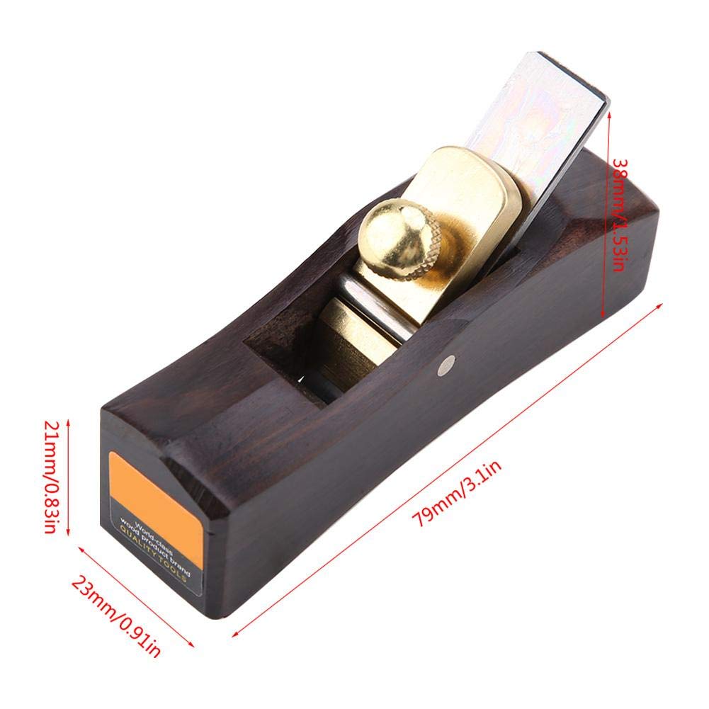 Mini herramienta de mano de cepilladora de madera, herramienta de mano de plano de madera de fondo de Plano de recorte de madera para carpintería artesanal de bricolaje, alisado de superficie de