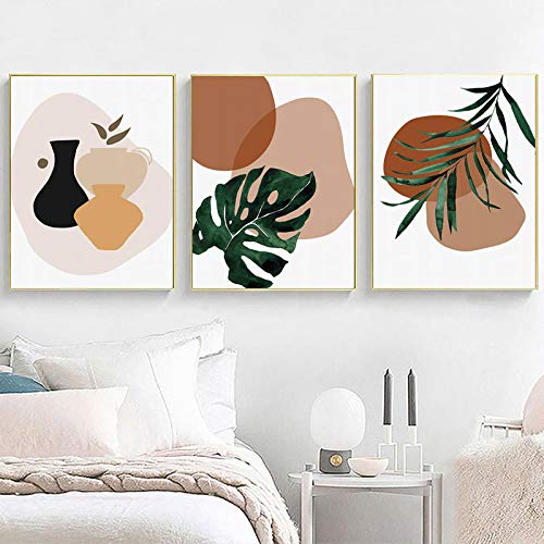 Impression sur toile aquarelle art scandinave pour salon
