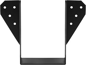 GBGS 10 Pcs Black 4 x 6 Face-Mount Joist Hanger,Inner Width:3-1/2" Fit 4x6,4x8 Post,14 Gauge
