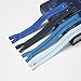 YAKA 60pcs 9 Inch Nylon Coil Zippers Sewing Zippers Bulk for Tailor Sewing Bags Garment Crafts DIY Accessories (20 Color)