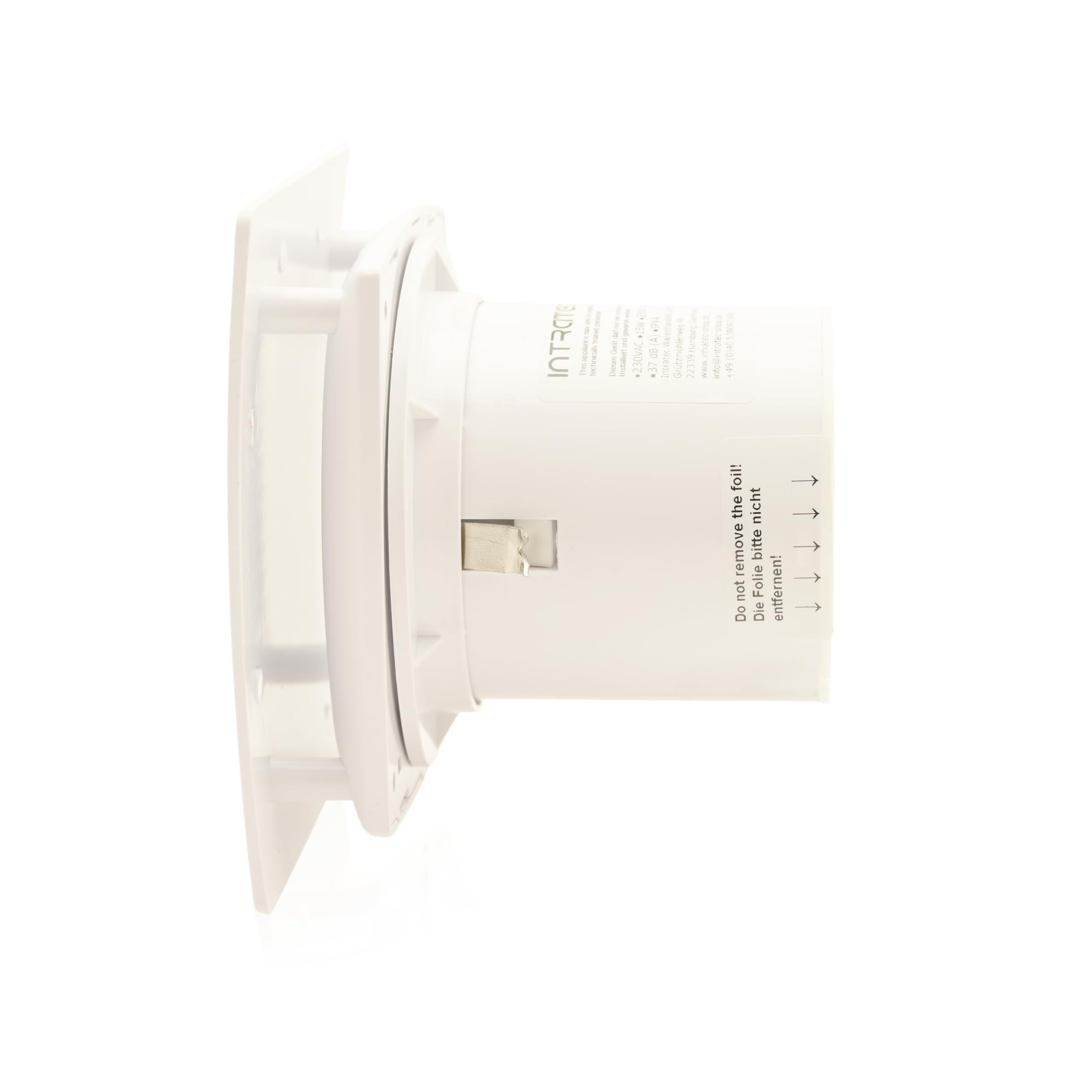 Badkamerventilator Supra met bewegingssensor en instelbare timer 100