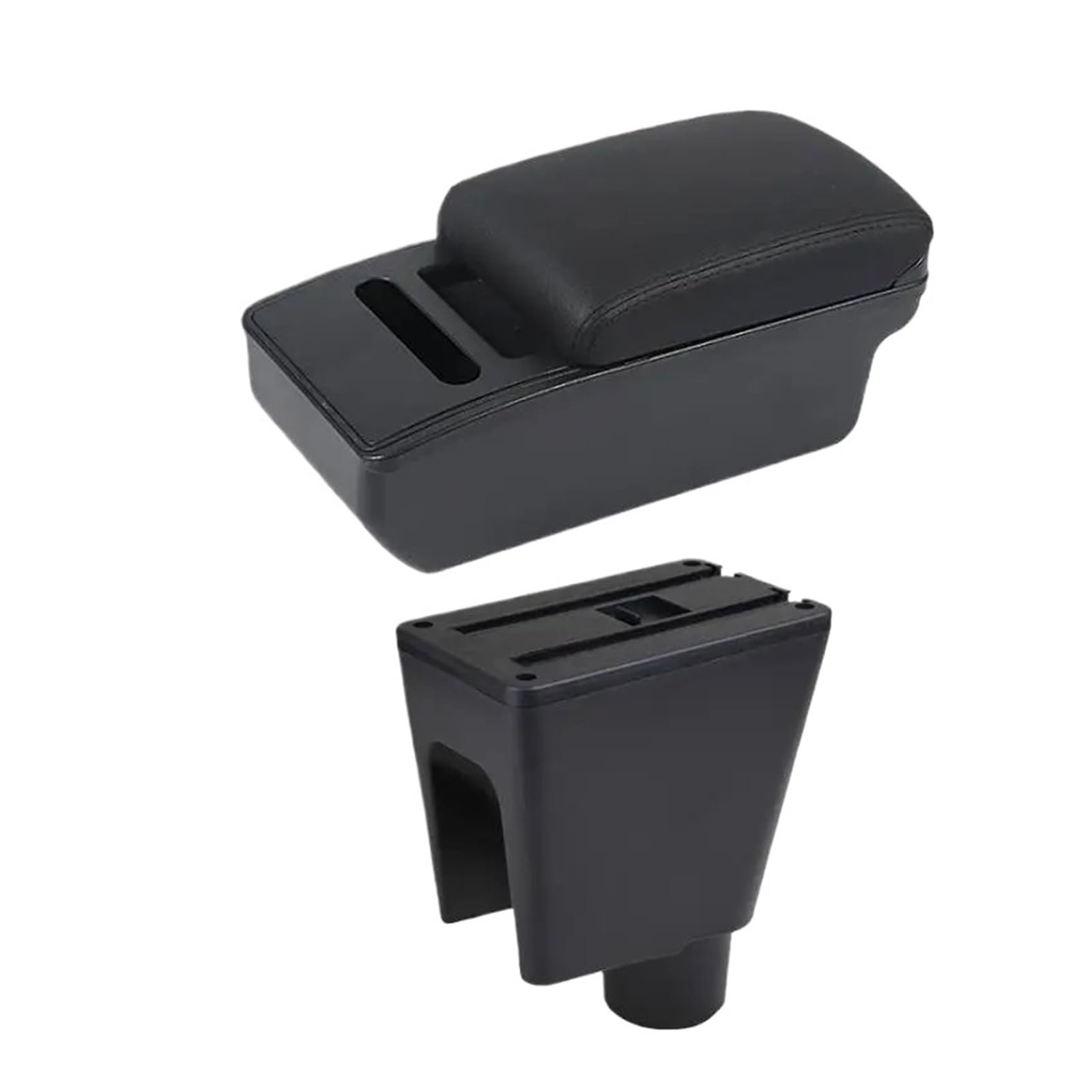 UMDJJU For Chevrolet For Spark 3 III For Aveo T200 Car Armrest Box For Arm Rest Center Console Storage Car Centre Console Armrest Box(B1 Black Line)