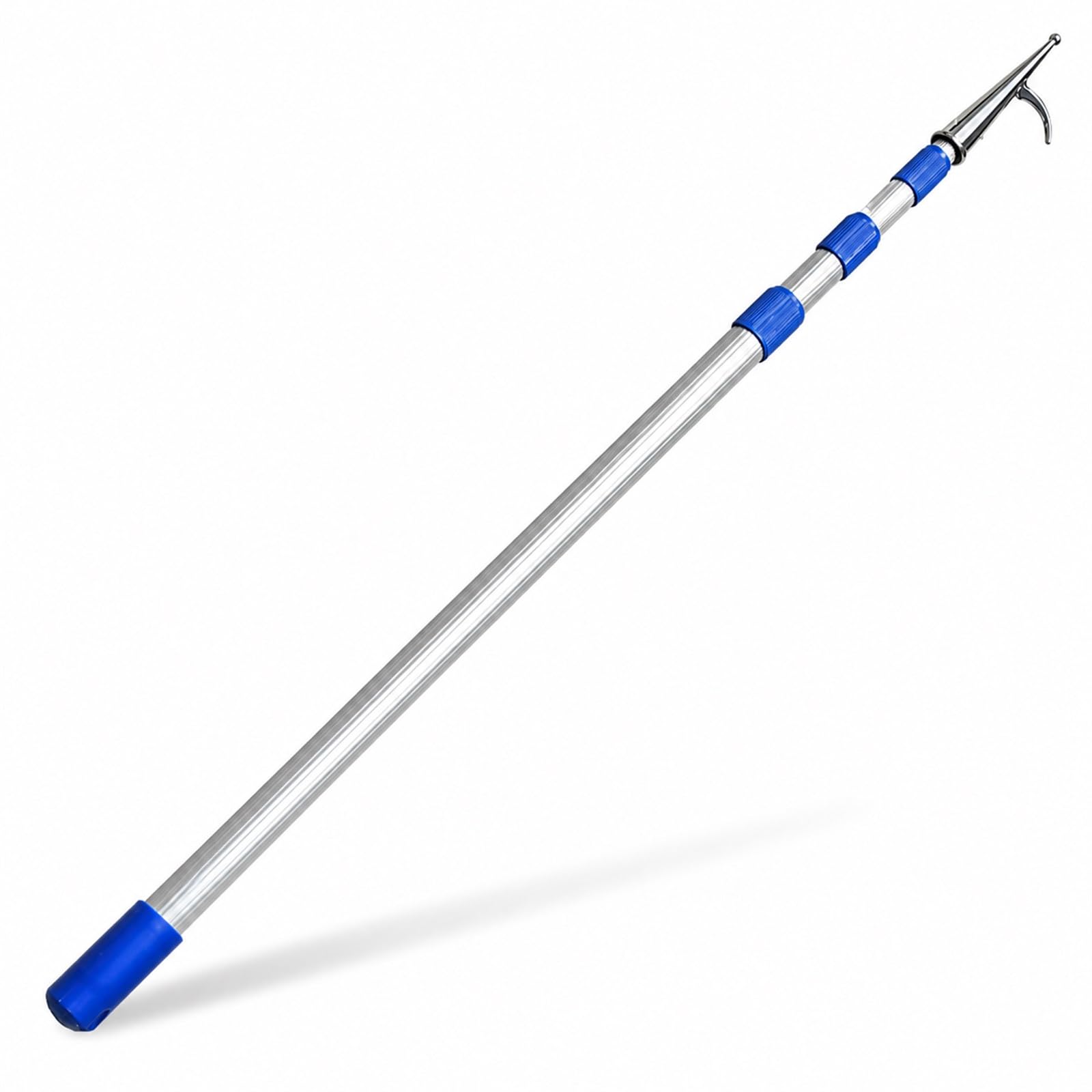 Asta telescopica per Gancio da Barca,Mezzos Marinaio Nautico ad Alta Resistenza,Mezzos Marinaio telescopico per imbarcazioni,Lightweight,Rust Resistant,per Attracco
