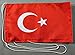 Produktbild Buddel-Bini Türkei 15x25 cm Tischflagge in Profi - Qualität Tischfahne Autoflagge Bootsflagge Motorradflagge Mopedflagge
