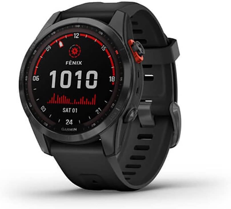 Garmin Fenix 5S 42mm Noire - Montre GPS Multisport D'occasion Avec Rayures, Fonctionnelle