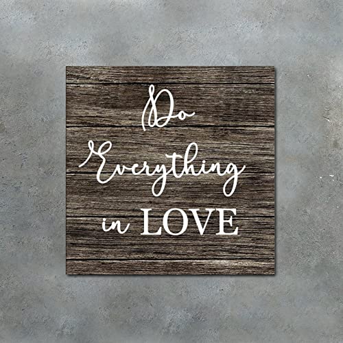 Tollyee Do Everything in Love Wood Sign #TOP24