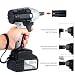 Kecheer Llave de impacto a bateria brushless,Atornillador de impacto electrico,Taladro atornillador batería...