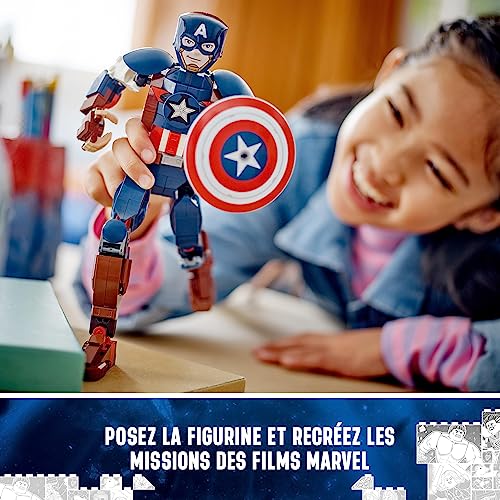 76258 Lego Marvel La figurine de Captain America - vue 10