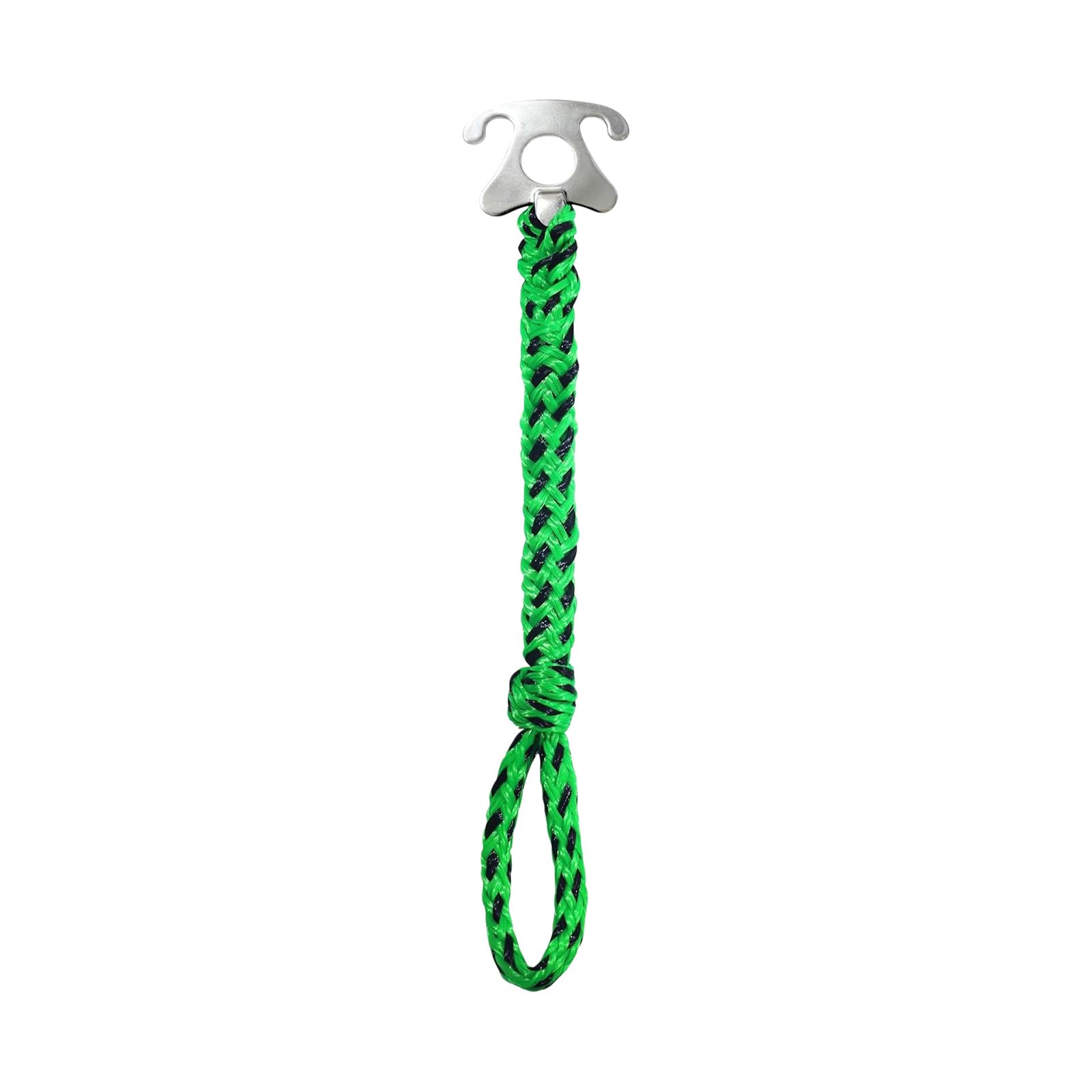 Yanzunlrn Green Black Rope Multipurpose 316 Stainless Steel Water Tow Strap For Connecting Boats & Water Sports Equipment Weatherproof Construction Marine Grade Rustproof Steel Cable