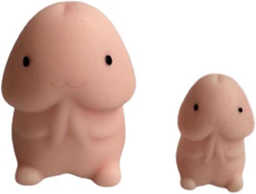 Squishies Mochi Squishy Toys Ding Ding Squishies Cute Cartoon Dingding Toy Mini Kawaii Squishy Squeeze Stress Relief Toys Stress Relief Toys for Adults Anti Stress Ball (BIGSMALL)