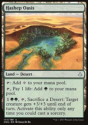 MTG Magic: The Gathering - Hashep Oasis (177) Hour of Devastation HOU
