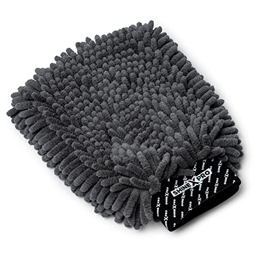 ShineXPro Chenille Microfiber Wash Mitt Car Duster Gloves