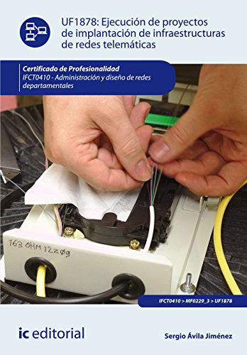 Ejecución de proyectos de implantación de infraestructuras de redes telemáticas. ifct0410 - administración y diseño de redes departamentales (SIN COLECCION)