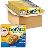 belVita Blueberry Breakfast Biscuits, 5 Count Box, 8.8 Ounce (Pack of 6)