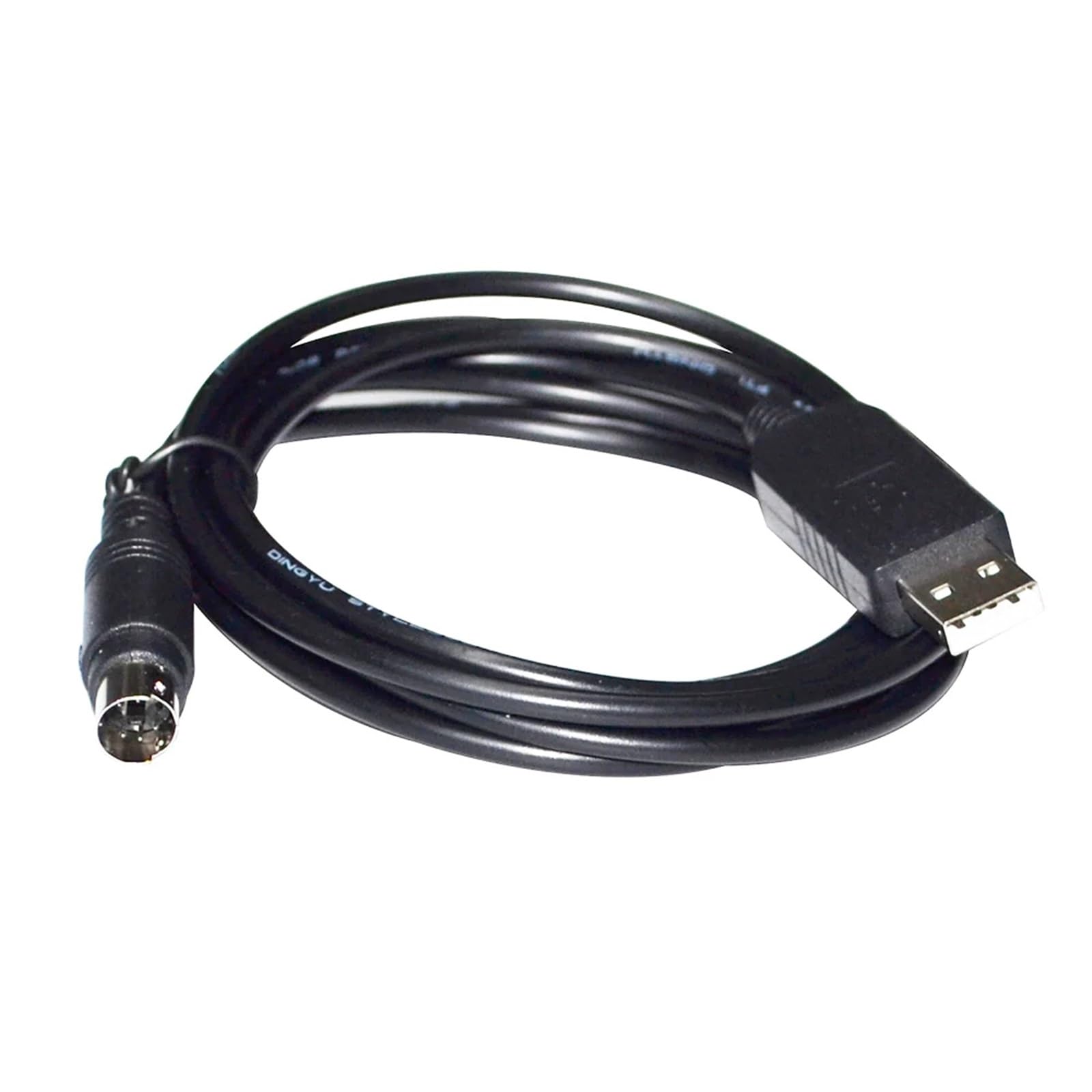 BIVOO ADAPTATEUR USB VERS MINI DIN 4 BROCHES CONVERTISSEUR RS232 CÂBLE DE COMMUNICATION SÉRIE(3 metres,DB9-MINI DIN)