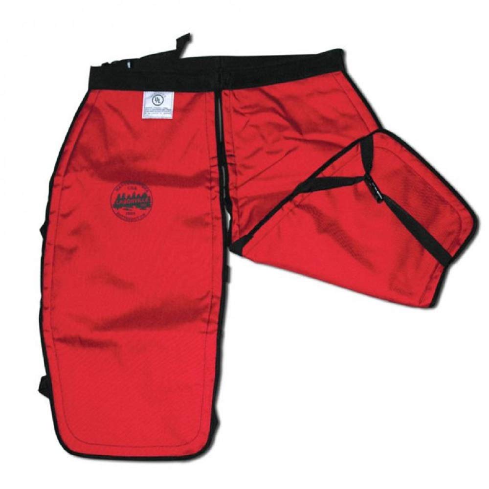 Chainsaw Safety Chaps - Orange Regular