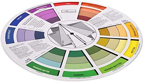 KRAFTMASTERS� Colour Mixing Guide with Two-Sided Wheel Indicator for Students, Amateurs and Professionals (Big). 2