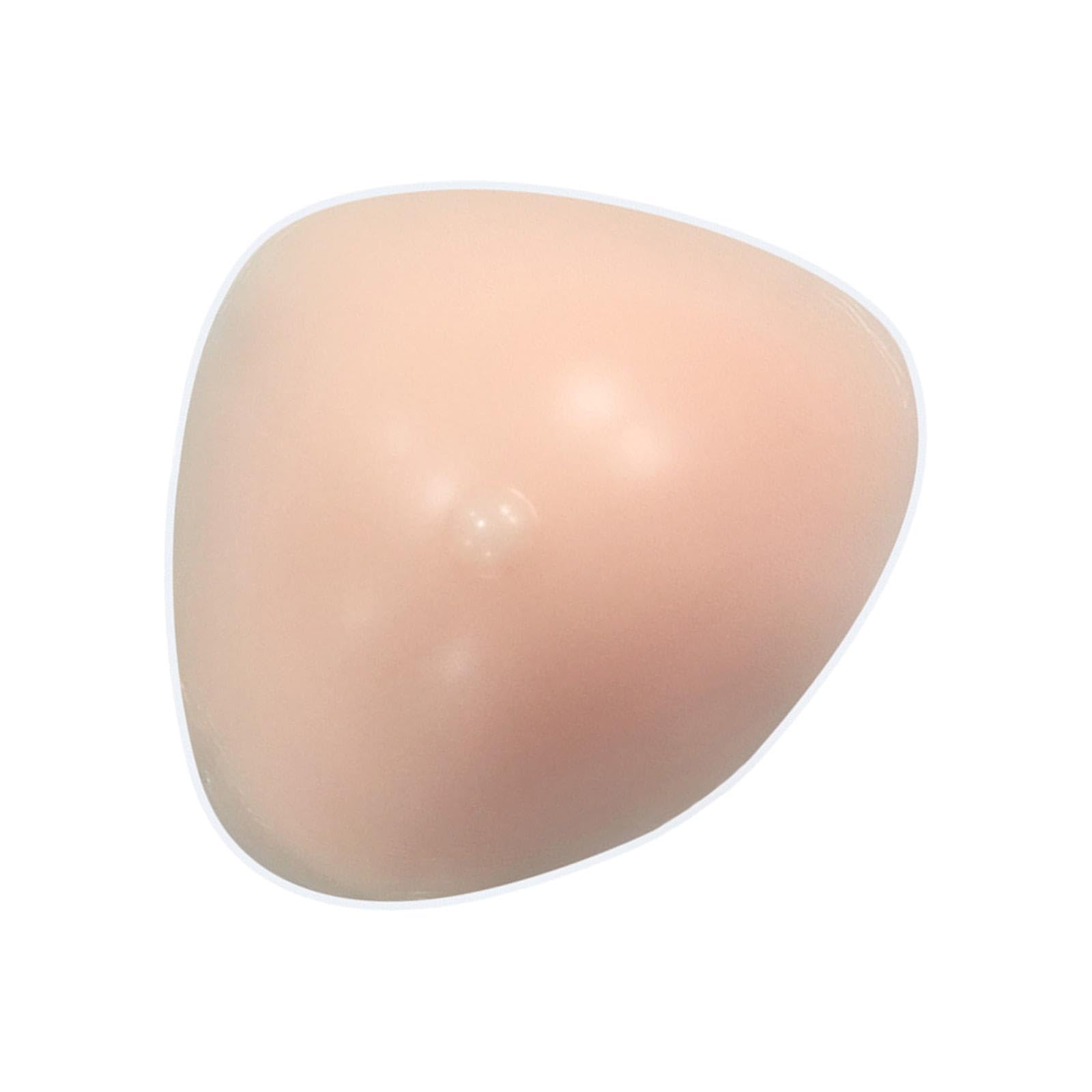 nivaa Silicone Breast Form Prosthesis Chest Enhance Breathable Shemale Fake Breast 250g 15.5x13x4.8cm Pale Pink-picture-36