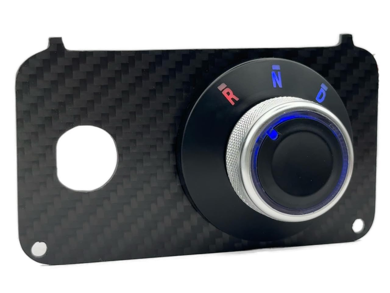 OZ-USA Carbon Fiber Rotary Drive Selector Golf Cart Forward/Reverse Key Switch Plate Compatible with EZGO TXT PDS Electric 36V 48V