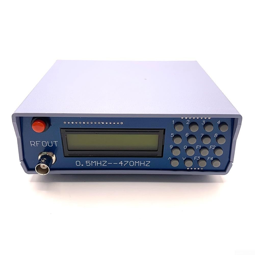 Generatore di segnale radio RF, generatore di segnale citofono, generatore di segnale radio FM da 0,5 MHz a 470 MHz, 210 x 160 x 70 mm
