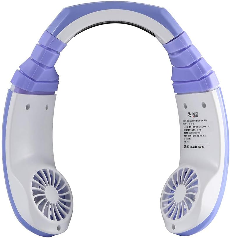 USB Physical Cooling Travel Hanging Neck Cooler Earphone Design Sport Smart Fan- Ideal for The Home, Office, Dorm
