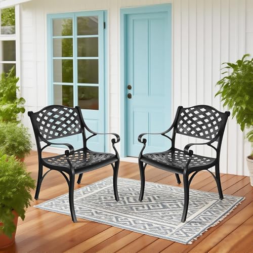 PATIO-IN Cast Aluminum Bistro Chairs