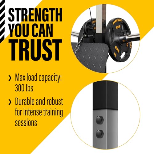 Powertec Fitness Workbench LAT Tower Attachment, Black - Premium Workout Equipment for Home Gym - Compatible Only with Powertec Products - Durable Strength Training Equipment for Home Gym, Garage Gym