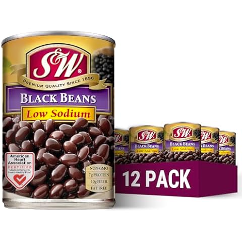 S&W Low Sodium Black Beans Cover