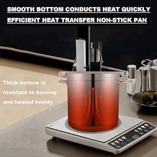 Commercial 15L Food Mixer - Automatic Heating Mixer with 4-Blade Stirring Scraper for Jam, Sauce, Filling & Hot Pot Seasoning - Adjustable Speed, 25L & 40L Options Available