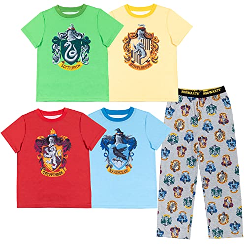 Harry Potter Hogwarts 5 Piece Pajama Shirt & Pants Set