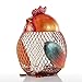 Produktbild GEZHU Statue Ornament Tierskulpturen for das Haus Huhn Piggy Bank Statue Tier Saving Box Eisen Handwerk Desktop-Dekoration Büro Münzen Spardose Praktisches dekoratives Sparschwein.