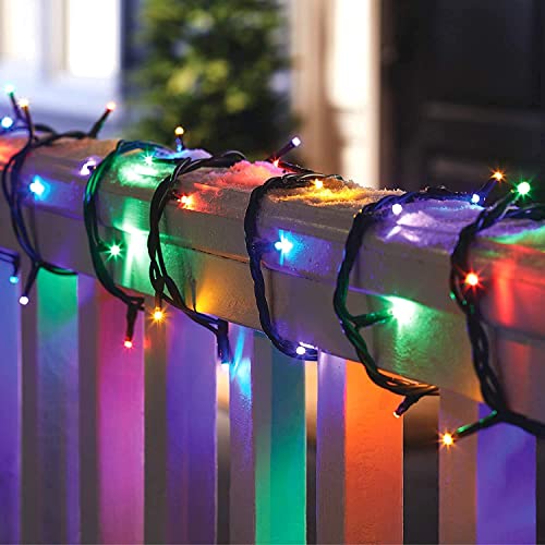 Image of MoonlitDreams 10M 36 LED Multicolor Pixel Serial String Lights with 8 Modes Controller | Waterproof Copper Wire Fairy Lights for Diwali Decoration, Home Decor, Christmas, Wedding & Balcony (Pack of 3)
