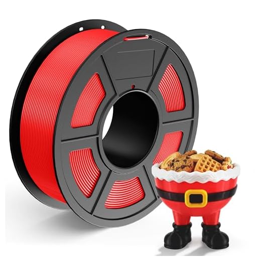 TECBEARS PLA Filament 1.75mm, Neatly Wound 3D Printer Filament, Dimensional Accuracy +/- 0.02 mm, 1Kg Spool(2.2 lbs), Fits for Most FDM 3D Printers, Red