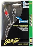 Stinger SI121.5 1.5Ft 1000 Series 2-Channel Audiophile Grade RCA Stereo Interconnect Cable