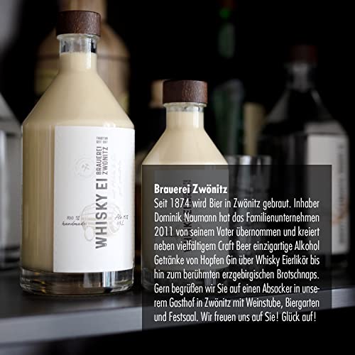 Brauerei Zwönitz Whisky Eierlikör aus dem Erzgebirge 0,5 Liter/Eierlikör Geschenk/Osterschnaps aus Sachsen mit original… – Bild 6