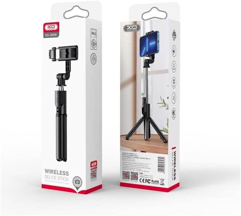 Treppiede 3 in 1 per Selfie Stick, Treppiedi Portatili in Acciaio